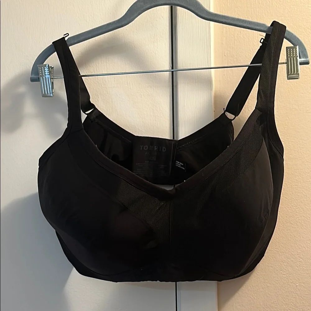 Torrid Black Supportive Activewear Bra
